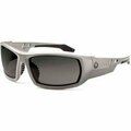 Ergodyne Skullerz Odin PZ Safety Glasses, Polarized Smoke Lens, Matte Gray Frame 50131